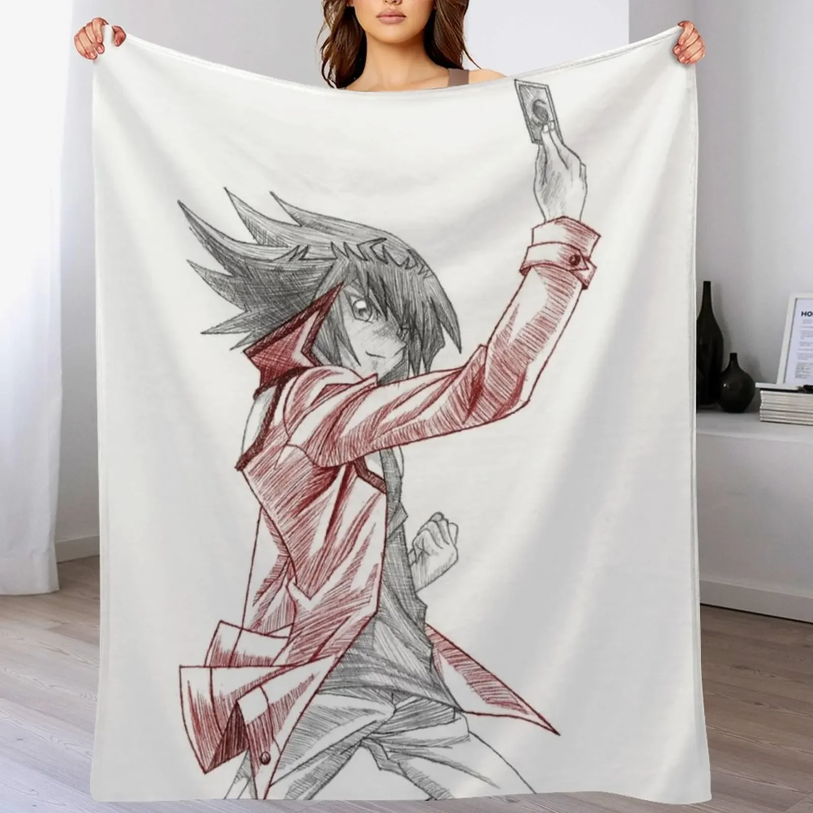 

Jaden Yuki Throw Blanket For Baby sofa bed Soft Plush Plaid Furry Blankets