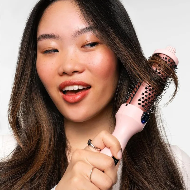 

A66T-Heated Round Brush 31Mm Barrel Tourmaline Negative Technology For Blowout Look Suitable For All Hair Quality EU