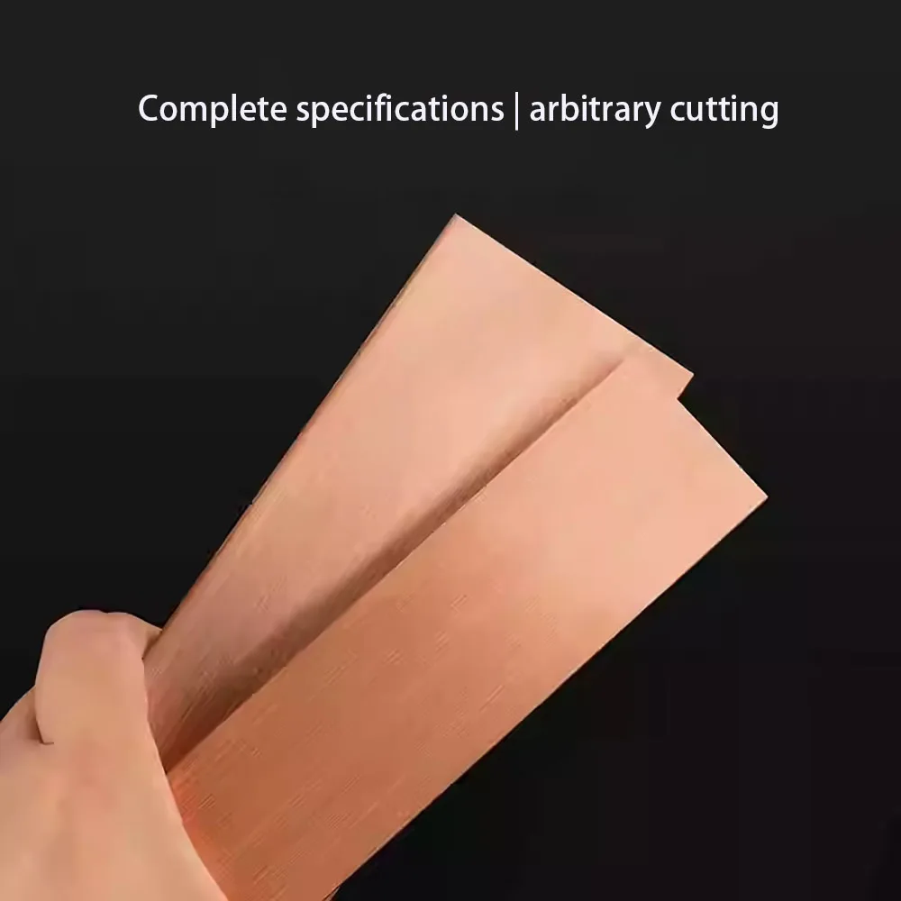 T2 Red Copper Flat Bar Plate Strip Thick 10/12/15/20-30mm Pure Copper Rectangular Solid Metal Sheet Width 10-100mm Length 200mm