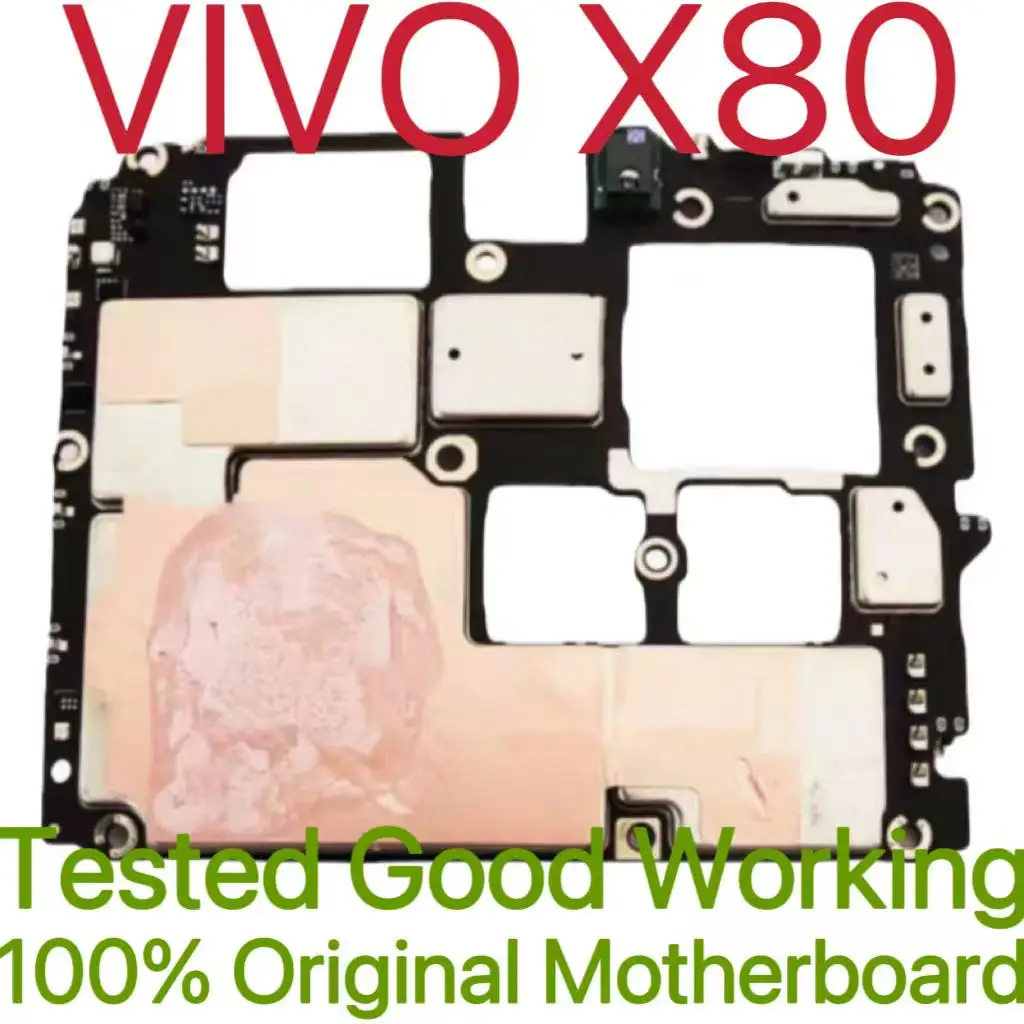 Global Version Original Unlocked Motherboard for VIVO X80 Tested Circuit Plate Main Logic Board for VIVO X80