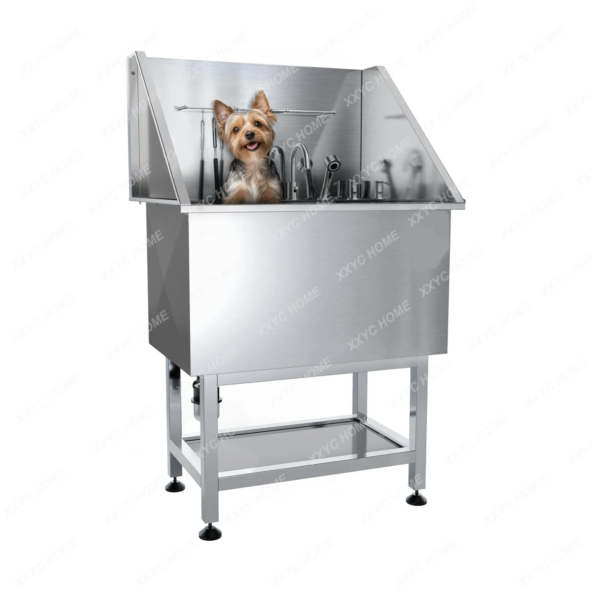 A New Pet Stainless Steel Bathtub Large Dog Bathtub Dog Bathtub