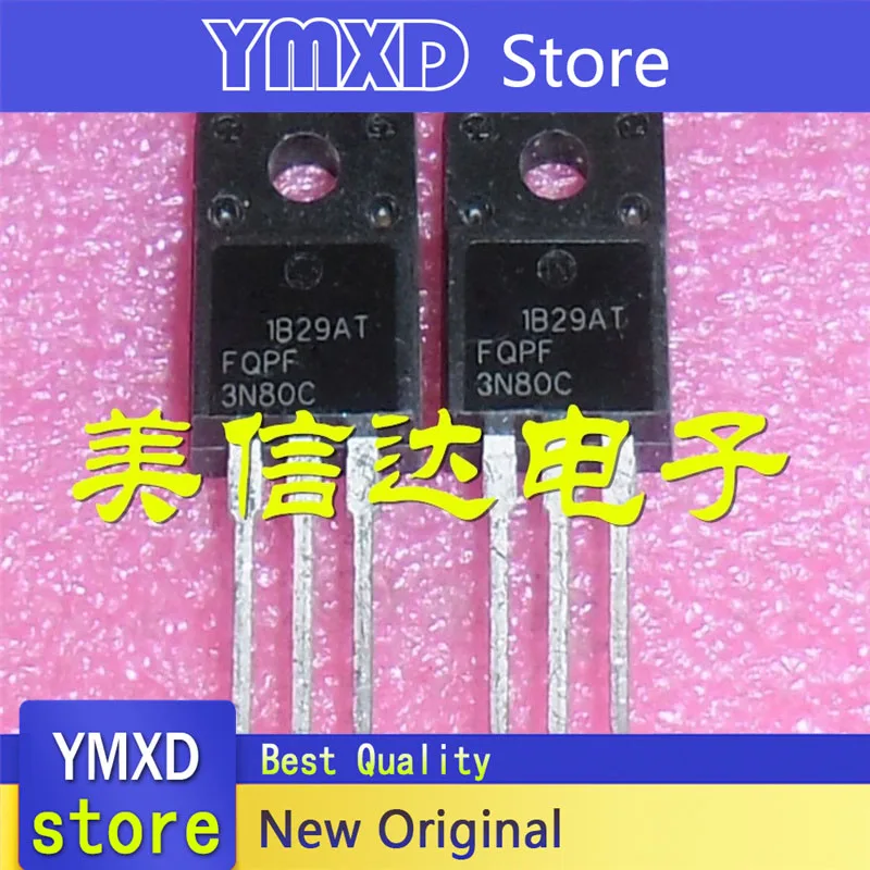 10pcs/lot New Original FQPF3N80C field effect tube In Stock