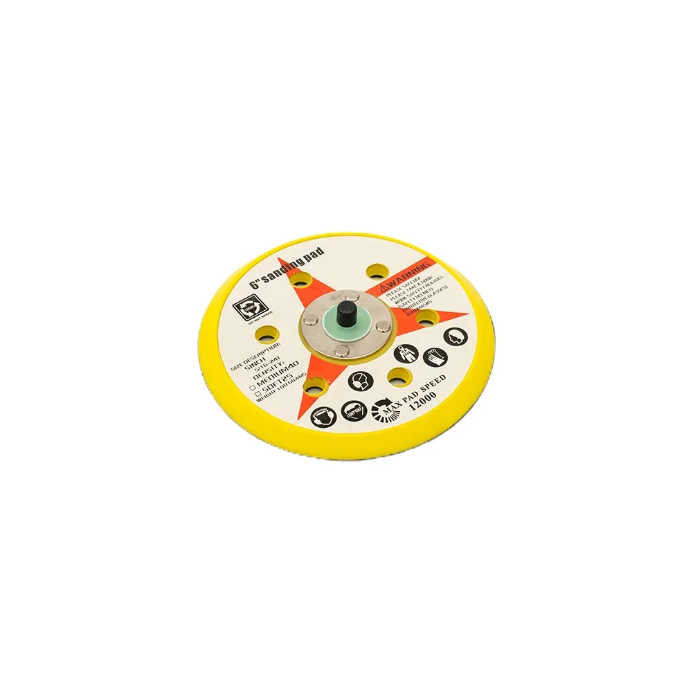 1 Pc 6 In  150 Mm 6-Hole Sanding Pad Dual Random Orbital Sander Polishing Wheel Backing Pad Plate Grinder Power Tools