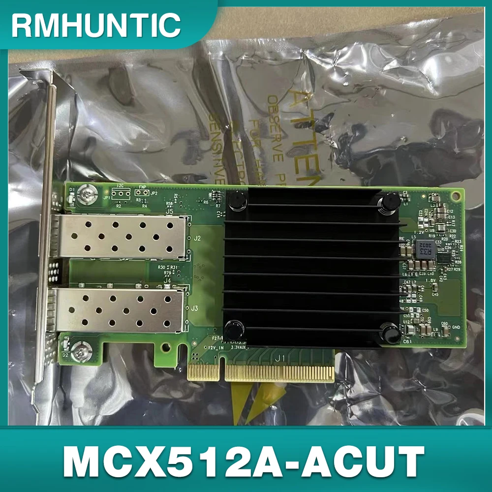 ConnectX-5 10/25GbE PCIe 3.0 x8 Dual Port Network Card NIC CX512A MCX512A-ACUT