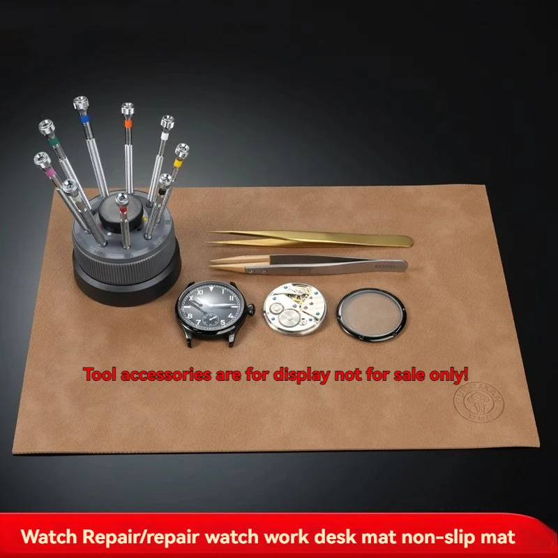 Tappetino da lavoro per riparazione orologi di varie dimensioni Stazione di saldatura Tappetino resistente al calore Tappetino in silicone antiscivolo per riparazione orologi per strumento da orologiaio