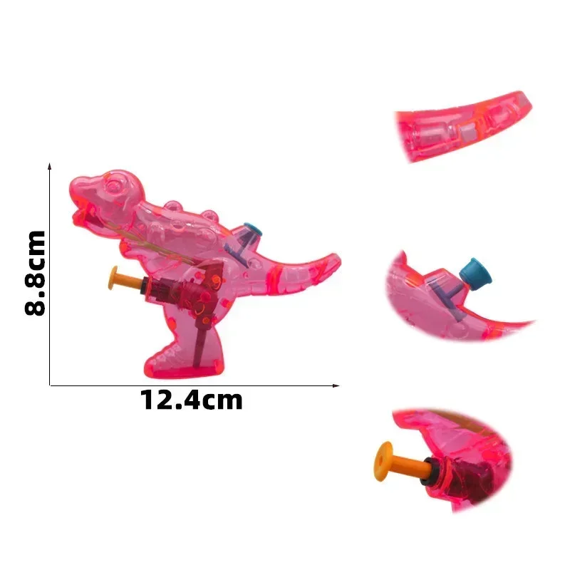 Kids Mini Dinosaur Water Guns Toys Summer Beach Trip Party Gift Boys Girls Backyard Pool Party Toy