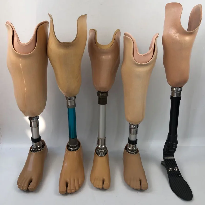 Artificial Limbs Stainless Steel Transtibial Prosthesis Below Knee Prosthetic Leg 2-Year Warranty