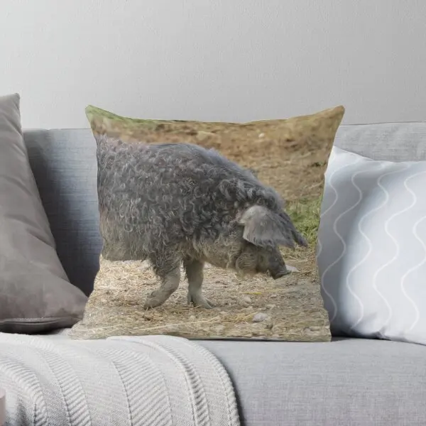 

Mangalica Pig Printing Throw Pillow Cover Fashion Wedding Car Waist Home Office Cushion Decorative Pillows not include One Side