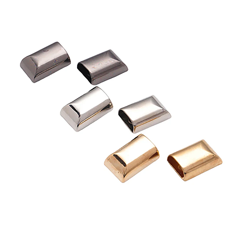 10Pcs Metal Zipper Stopper Zipper Tail Clip Stop Tail Plug Head With Screw Diy Sewing Leather Hardware Craft