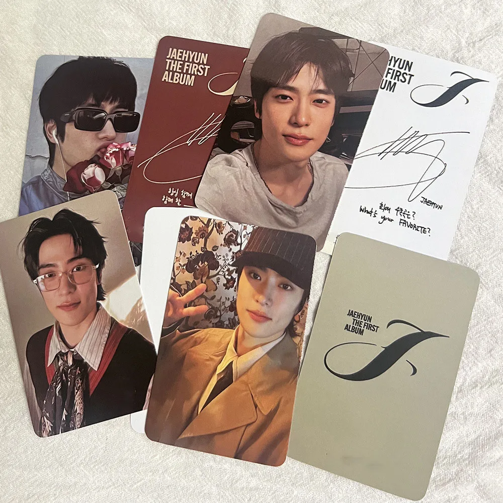 5Pcs/Set KPOP JAEHYUN J 1ST Solo Album LOMO Cards Double Sides Fashion Photocards Selfie Postcards Fans Collection Birthday Gift