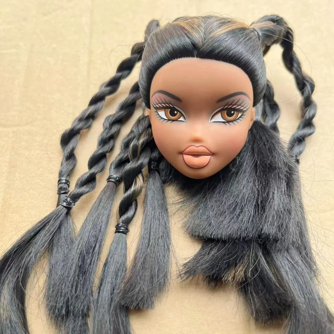 MINISO-Dancing Doll Head Toys Old Classic BRZ Doll Heads Bianco Marrone Pelle Doll Body Collection Figure di bambole
