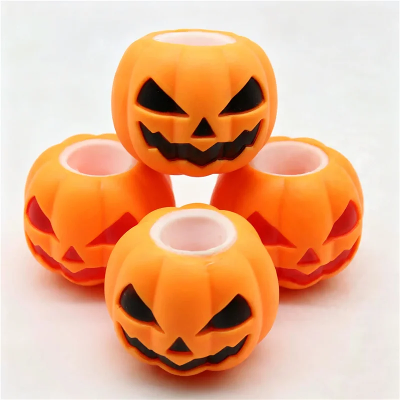 Halloween Spooky Pumpkin Skull Squeeze Pop‑Up Ghost Bat Fidget Stress Relief Toy Anti-Anxiety Soothing Relax for Party Prizes