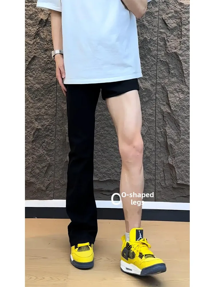 

Мужские джинсы Cleanfit, зауженные, летние, тонкие, эластичные, с изогнутыми штанинами, прямые, повседневные, для молодежи, весна-осень