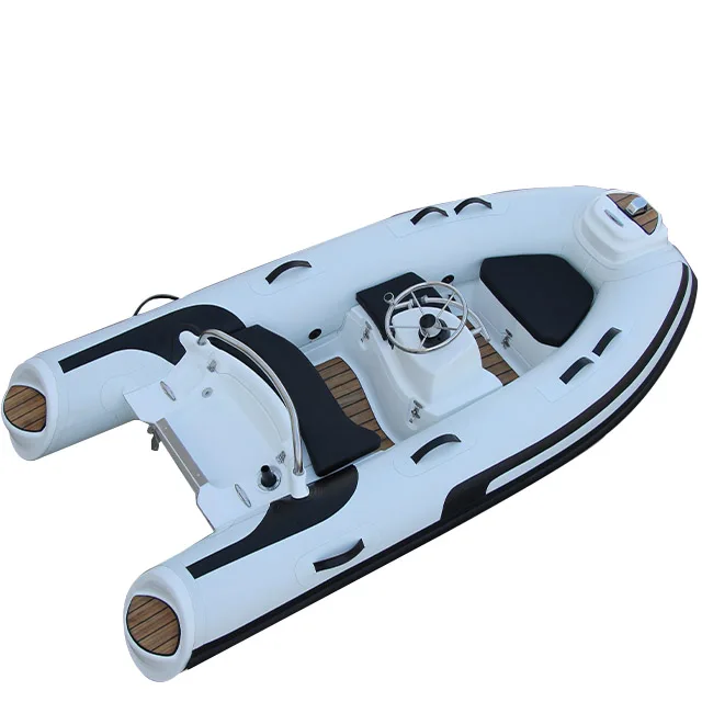 3m Deep V Double Layer FRP Hull Inflatable Boat 10ft Inflatable Yacht Fishing Boat