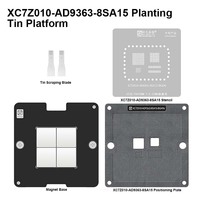 AMAOE Strong Magnetic Planting Tin Stencil Platform Set for XC7Z010AD9363 8SA15 BGA225 AD9363 BGA144 FPGA Solder Tin Net