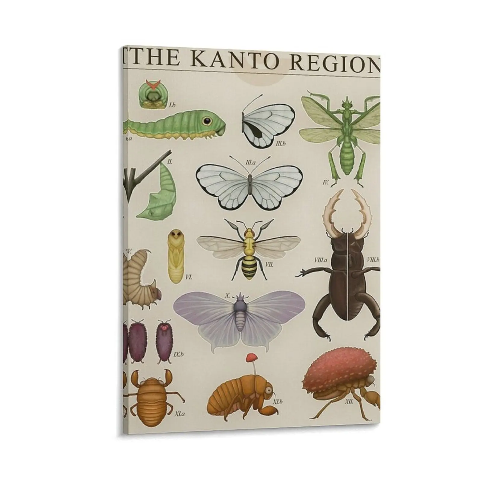 

Insects from the Kanto Region Canvas Painting Paintings on the wall decorative picture for living room