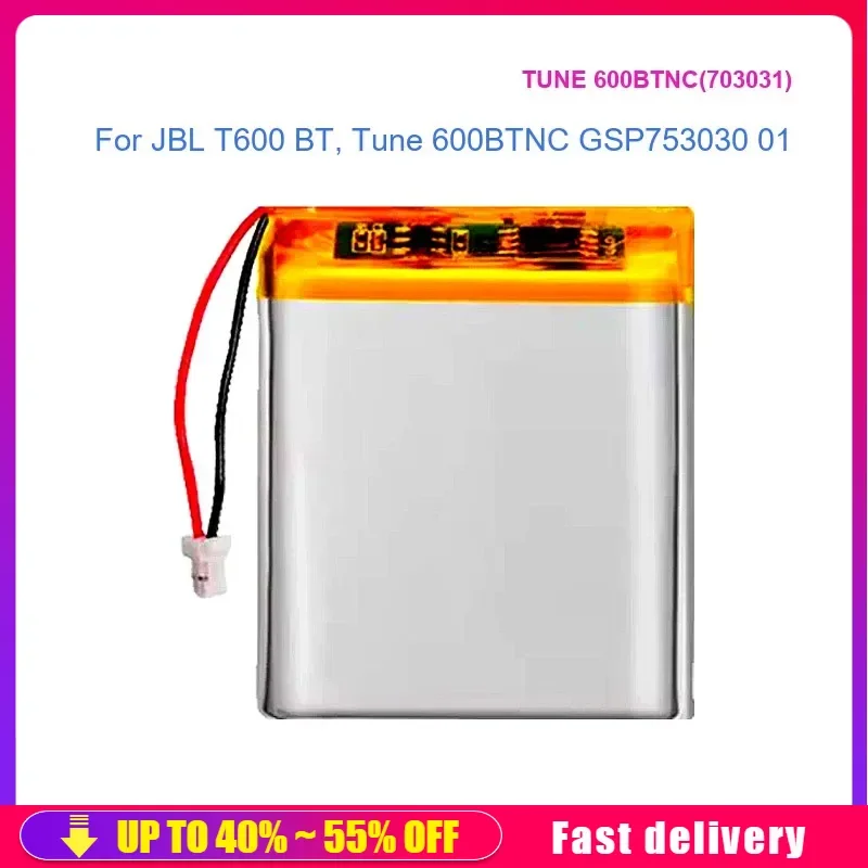 

High Quality Headset Battery For JBL T600 BT, TUNE 600BTNC 600BTNC TUNE 600BTNC(703031)
