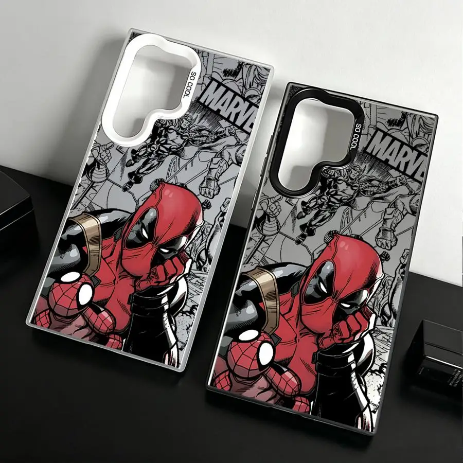 Case for Samsung Galaxy S26 S23 S21 S25Edge S24 FE Note 20 Ultra S20 FE S22 Ultra S25 Phone Cover New Spider Man Deadpool