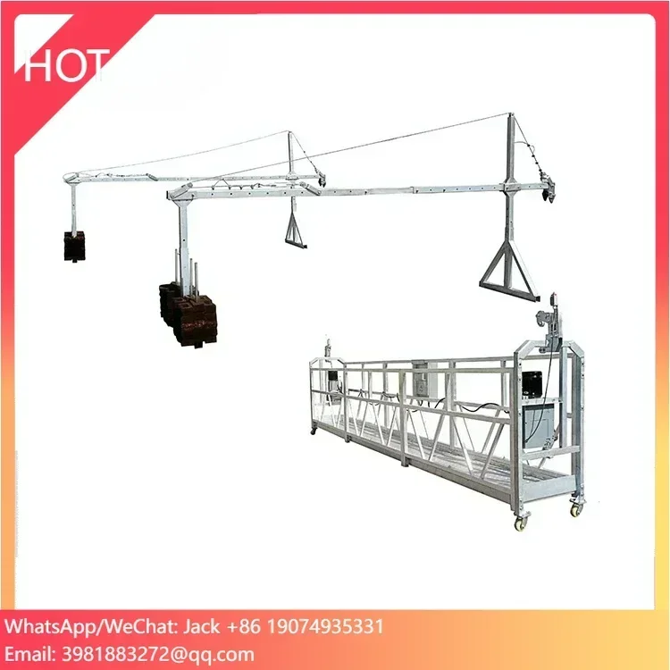 ZLP630  Steel  Wire Rope Lifting Working Platform For High Building Construction