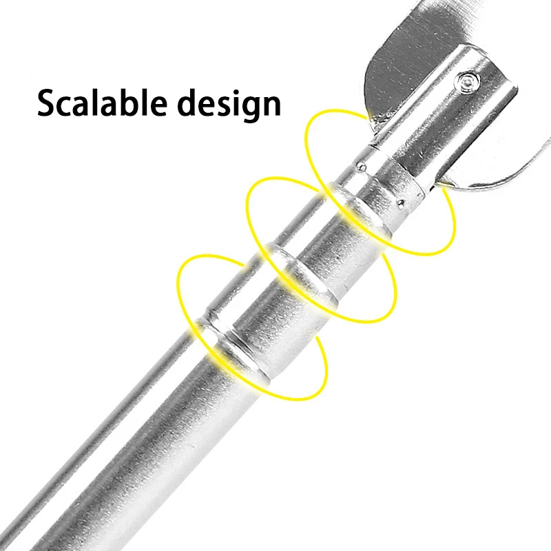 31 سنتيمتر-65 سنتيمتر قابل للسحب قرون الأحذية المعدنية مقبض طويل لبيسة الحذاء امرأة حامل كبار السن ملعقة حذاء ملعقة الحذاء 1 قطعة #5