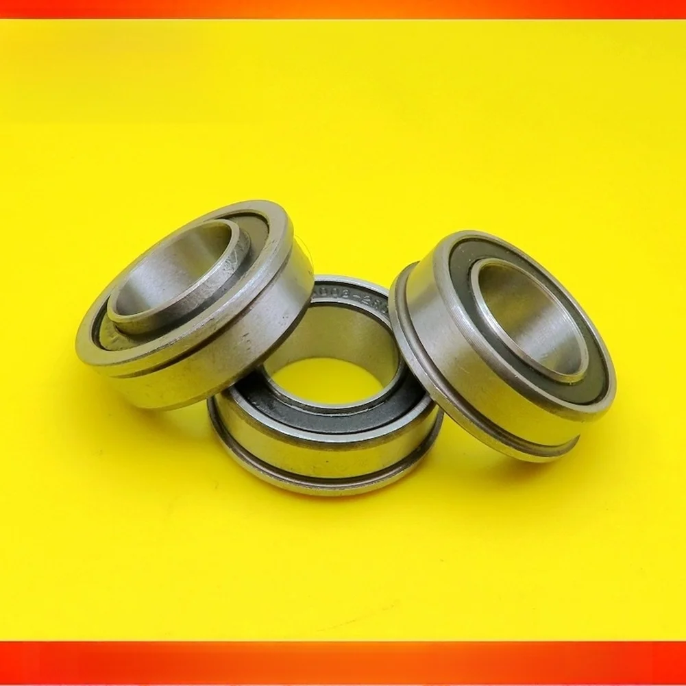 1PCS F6003 20-2RS Flange Bearing 20x35x11 12.8mm Double Sealed Bearing Steel for CNC Machines and Measuring Devices