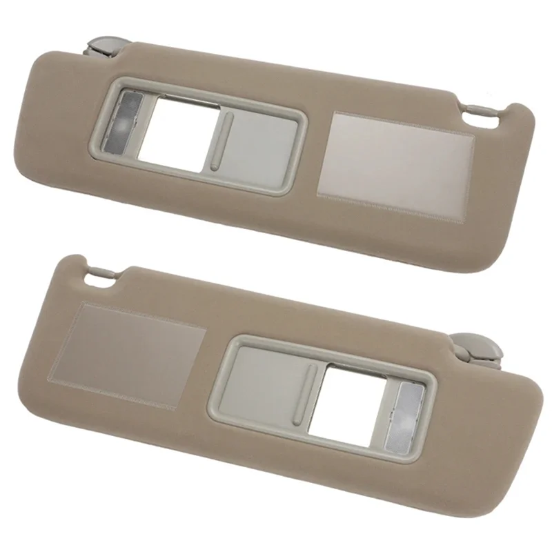 

Exclusive 1Pair Car Sunvisor With Mirror LED Lamp For Toyota Land Cruiser J12 Prado LC120 2003-2009 74310-6A020-A1 74320-6A020-B