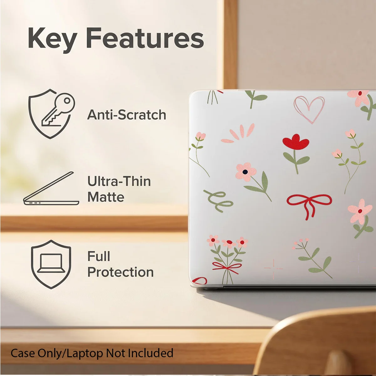 Case for MacBook,compatible with 13 Neo/13.3 Air/13.3 Pro/13.6Air/14.2 Pro/15Air/16.31Pro