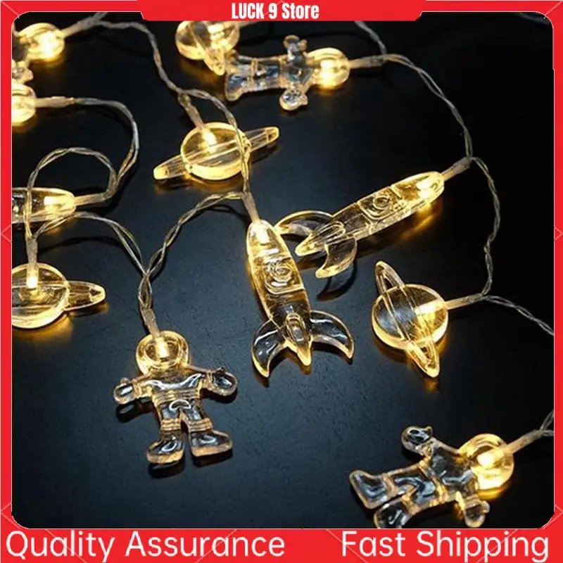 

LED Light String Spaceman Universe Burst Planet Children Halloween Light String, 6M 40 Lights-AB52