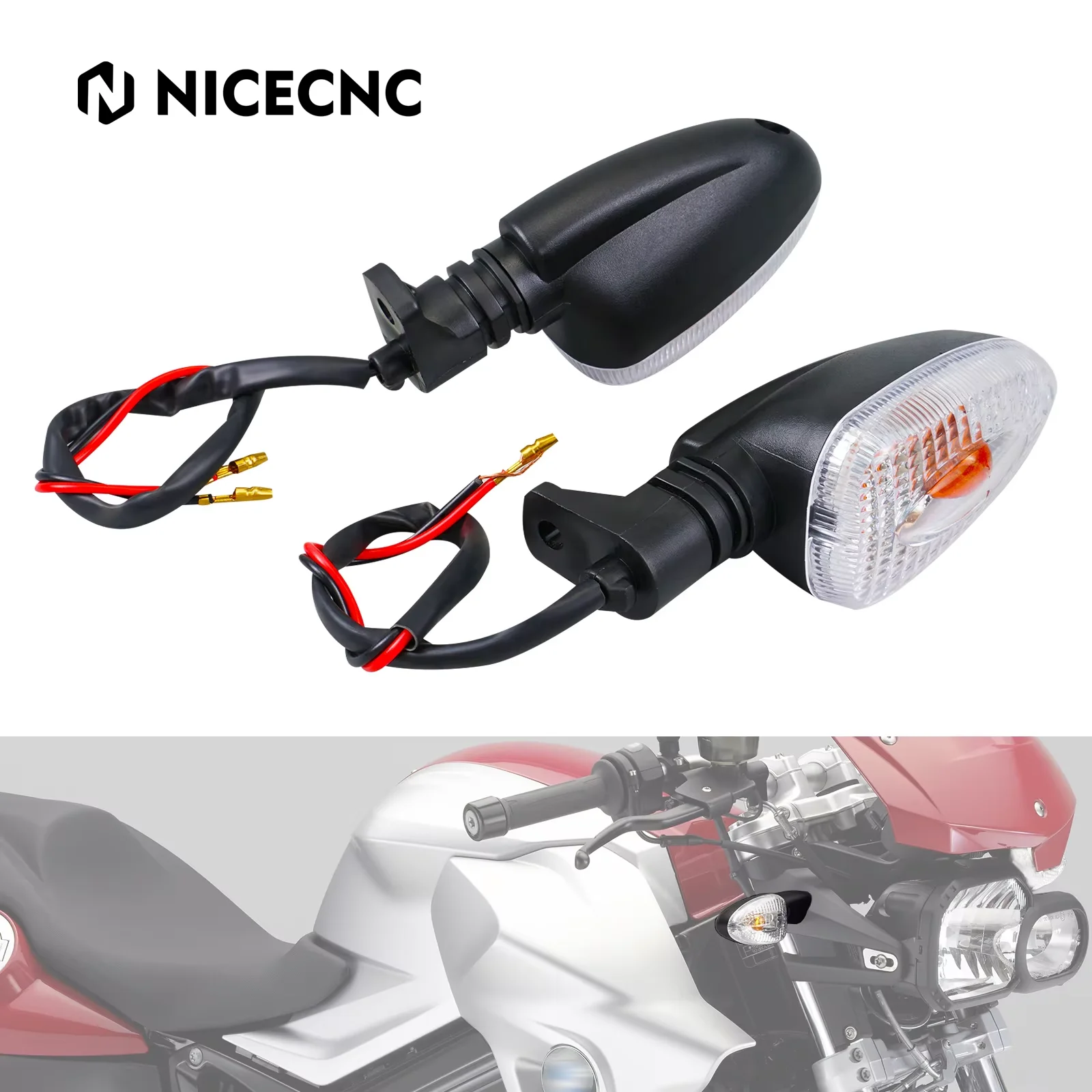 Motorcycle Turn Signals Blinker Lights for BMW HP2 Megamoto 2006-2010 F800GS F650GS 2008-2012 F800R 2008-2014 R1200GS 2004-2013