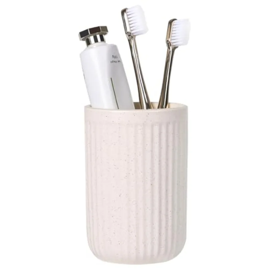 

Ceramic Toothbrush Holder - 12oz Bathroom Toothbrush Holder Tooth Brush Holders Tumbler Cups Reusable Toothbrush Mouthwash Cup