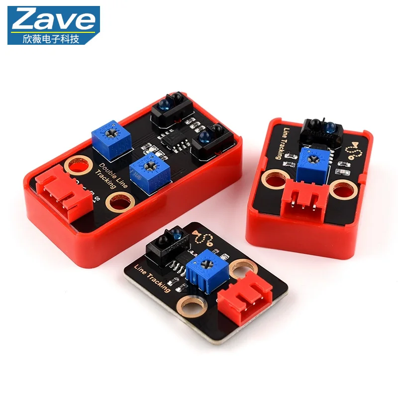 TCRT5000 Single/Dual Channel Line Tracking Sensor Module, Smart Car Accessory, Compatible with Arduino & LEGO
