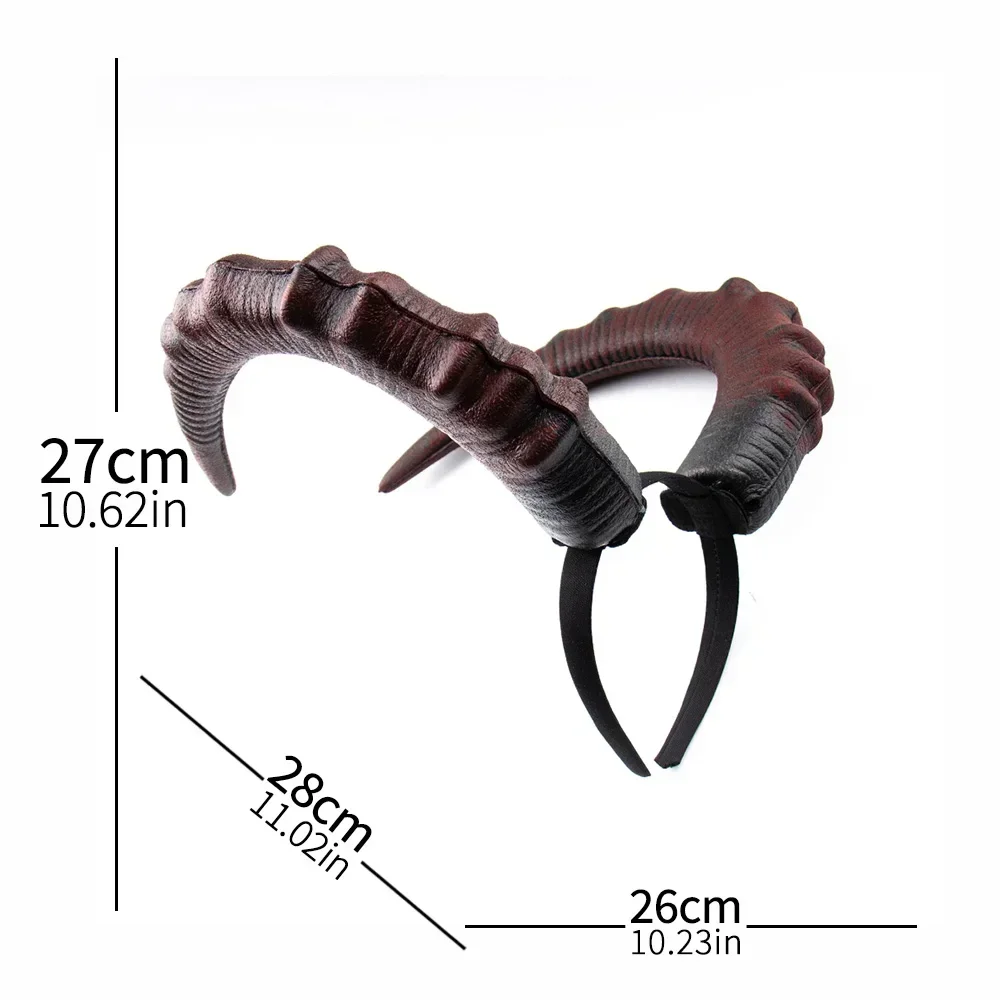 Accessoires de Costume de ixd'Halloween pour Femme, Corne de Démon Noire, Pièce de Sauna, Cosplay, Diables Gothiques, Sexy, Animal, Vêtements de Sauna