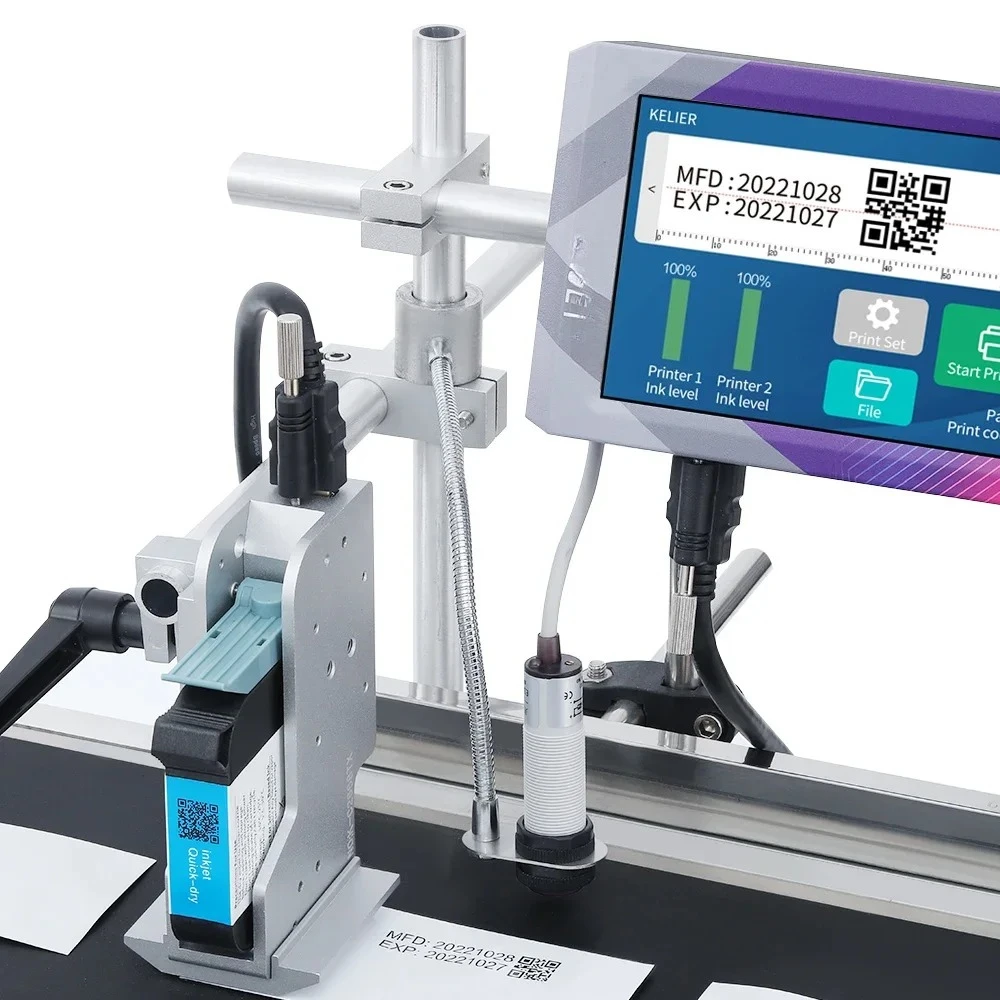 Coder Machine Production Date Marking Printer Barcode Scanner and High Speed Printing Press Date Online Printer Inkjet