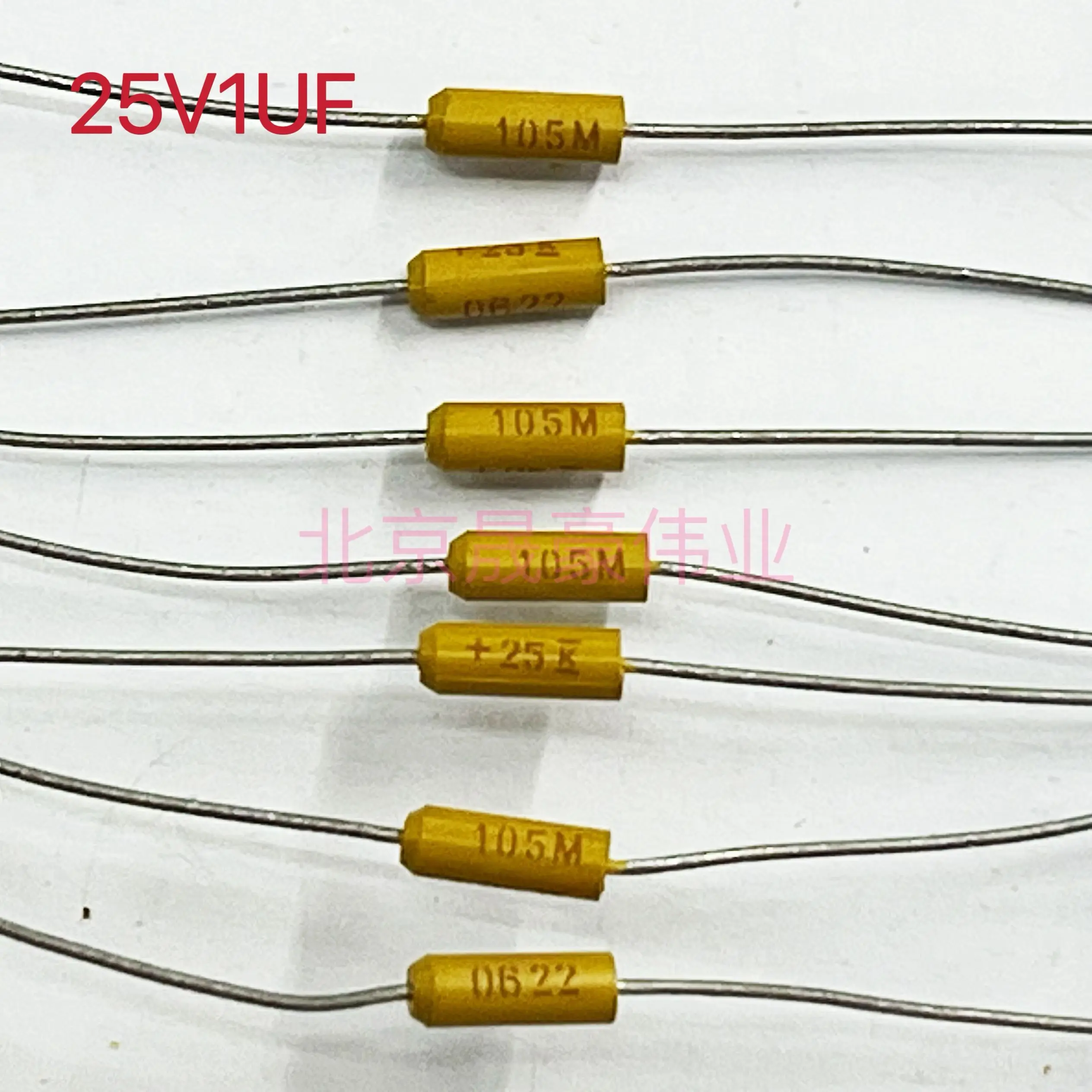 5pcs  Axial Tantalum Capacitor T32 10V1UF 20V1UF 25V1UF 50V105K 1UF 20V 25V 50V1UF Axial solid tantalum capacitor