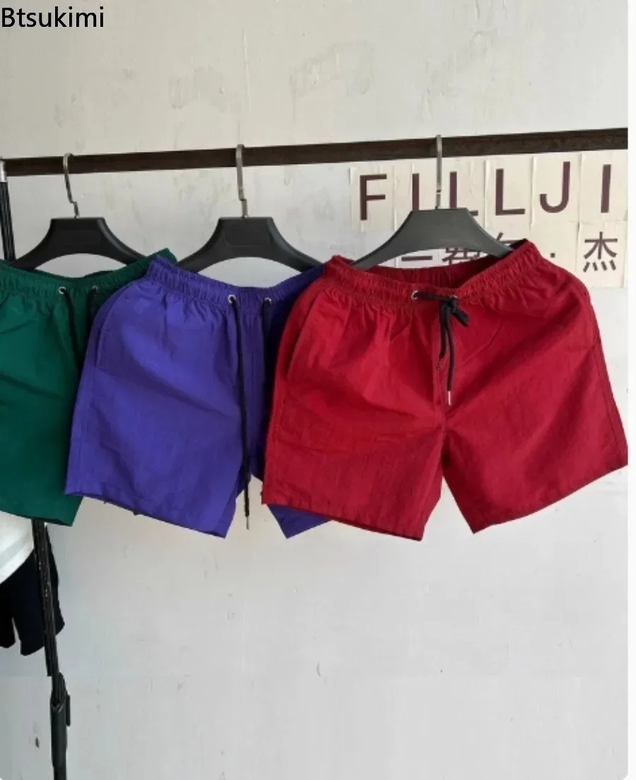 Plus Size 6XL 7XL Summer Casual Shorts for Men Drawstring Elastic Waist Loose Gym Shorts Quick Dry Sweatpants Male Beach Shorts