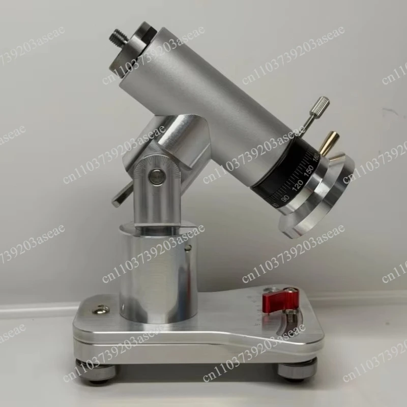 Precision angle grinding and circular brushing for case backs - Repair Tool Turret Holder