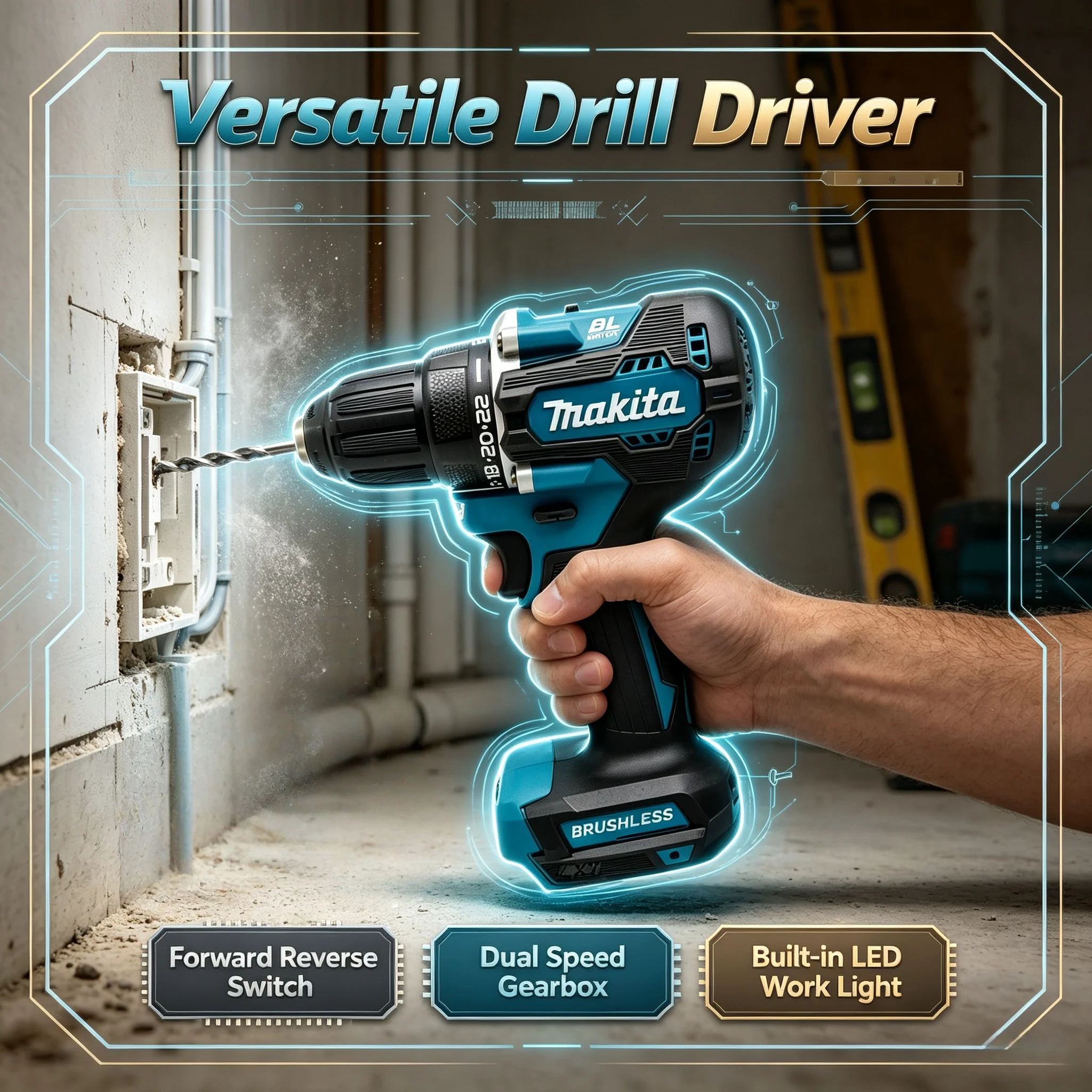 Makita DDF487 18V 10mm Fırçası - Power Tools Makita incelemesi ve fiyatı