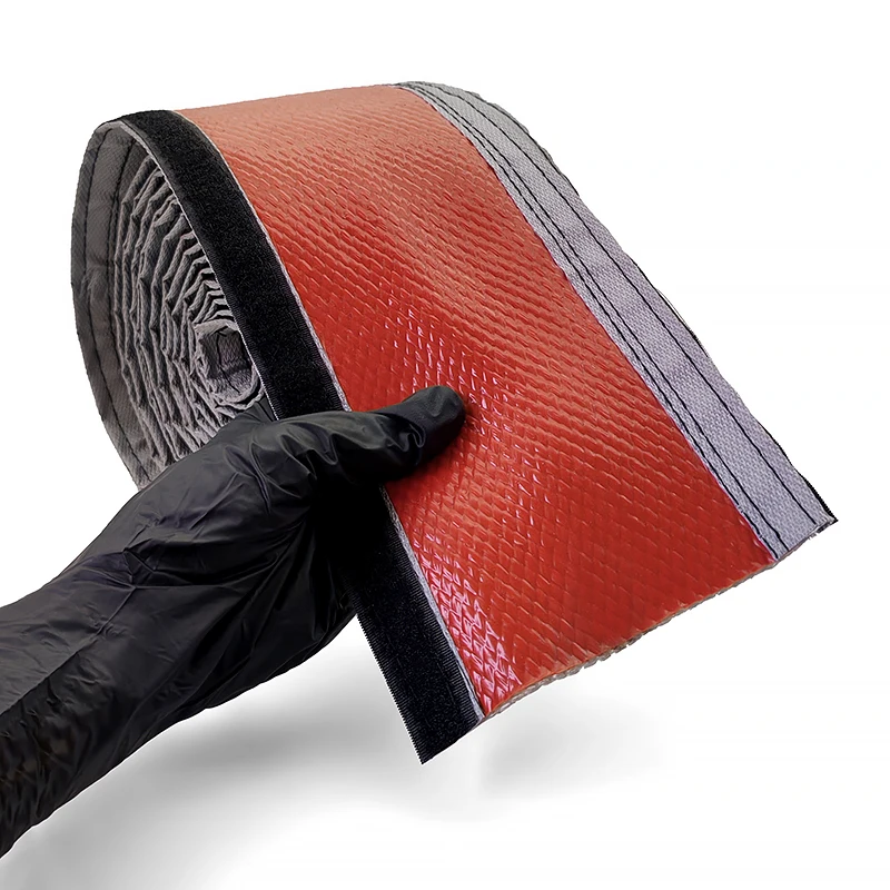 Cable Sleeve Silicone Fiberglass Tube Glass Fiber Braided Fireproof Protector Fire Retardant Case High Temperature 300Deg.C