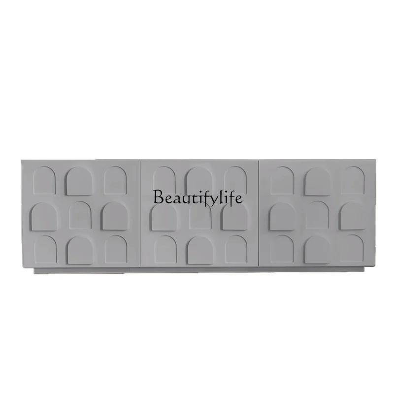 

**Nordic design tea cabinet entry simple modern creative fashion paint sofa side cabinet