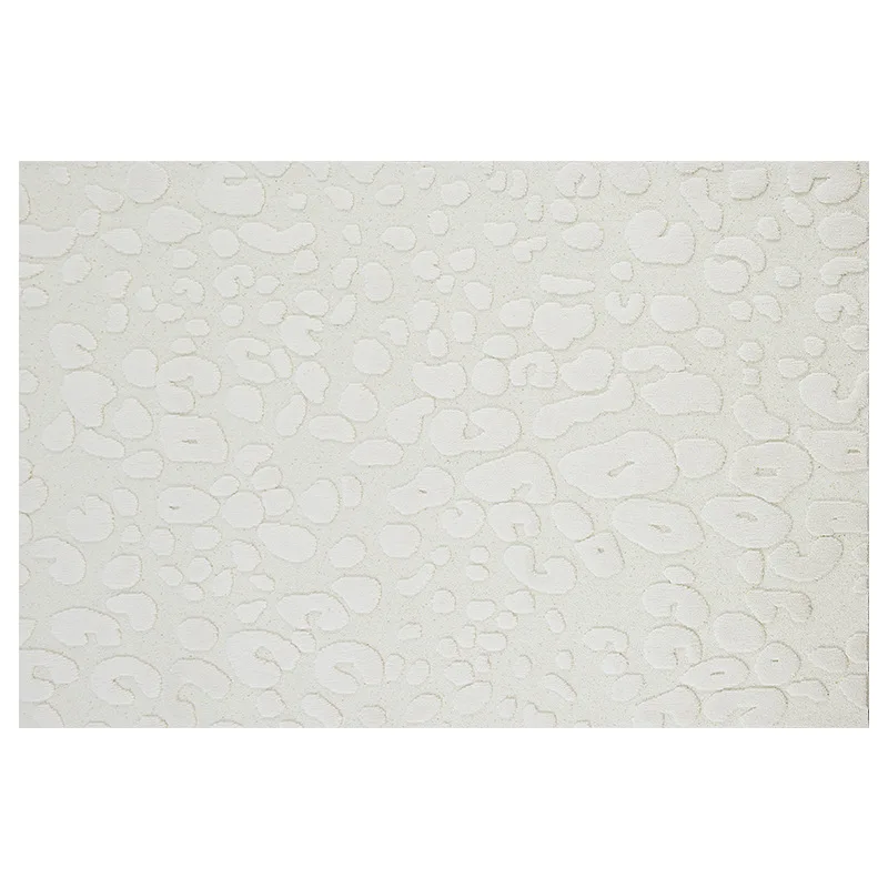 

Cream wind wool blended carpet living room three-dimensional relief handmade gun thorn craft blanket
