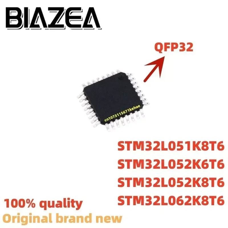 1piece STM32L051K8T6 STM32L052K6T6 STM32L052K8T6 STM32L062K8T6 QFP32 Chipset