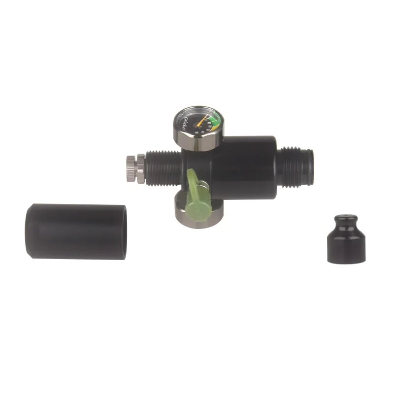 Imagem -02 - Cilindro de Gás Recarga Adaptador de Enchimento Válvula Reguladora de Pressão Paintball Sodastream para Mergulho a ar Soft Hpa Aquarium Tank Fittings
