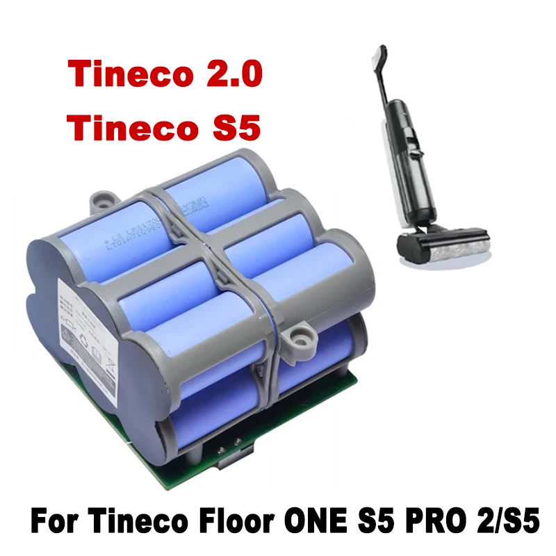 

Батарея для пылесоса 21,6 в, сменная батарея, для Tineco Floor ONE S5 PRO 2/S5 Smart/Steam аксессуары