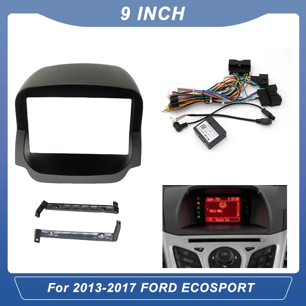 

9-дюймовый автомобильный радиоприемник, Android, GPS, MP5, стереоплеер, 2 Din, панель головное устройство, установка рамы приборной панели для FORD ECOSPORT 2013-2017 гг.