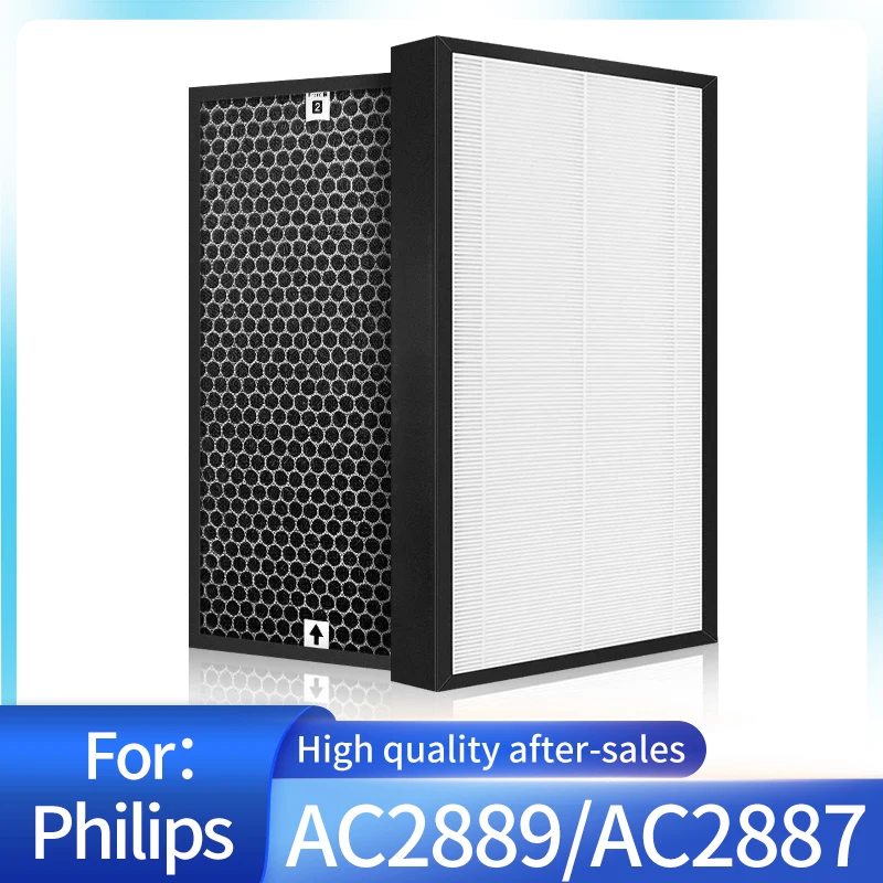 

FY2420 FY2422 Hepa Filter&carbon Filter for Philips Air Purifier AC2889 AC2887 AC2882 AC2878 AC3822 Filter set accessories