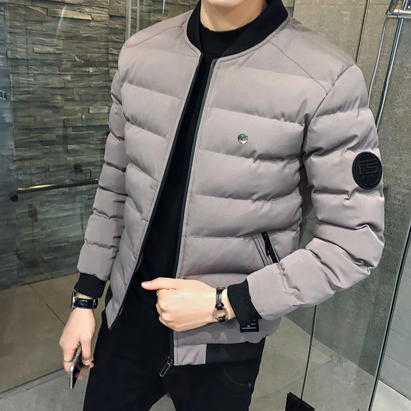 2024 Luxury Brand Golf Jacket Men\'s Golf Wear Autumn  Men\'s Golf Clothes Fashion Down Cotton Coat Windbreaker New Jacket