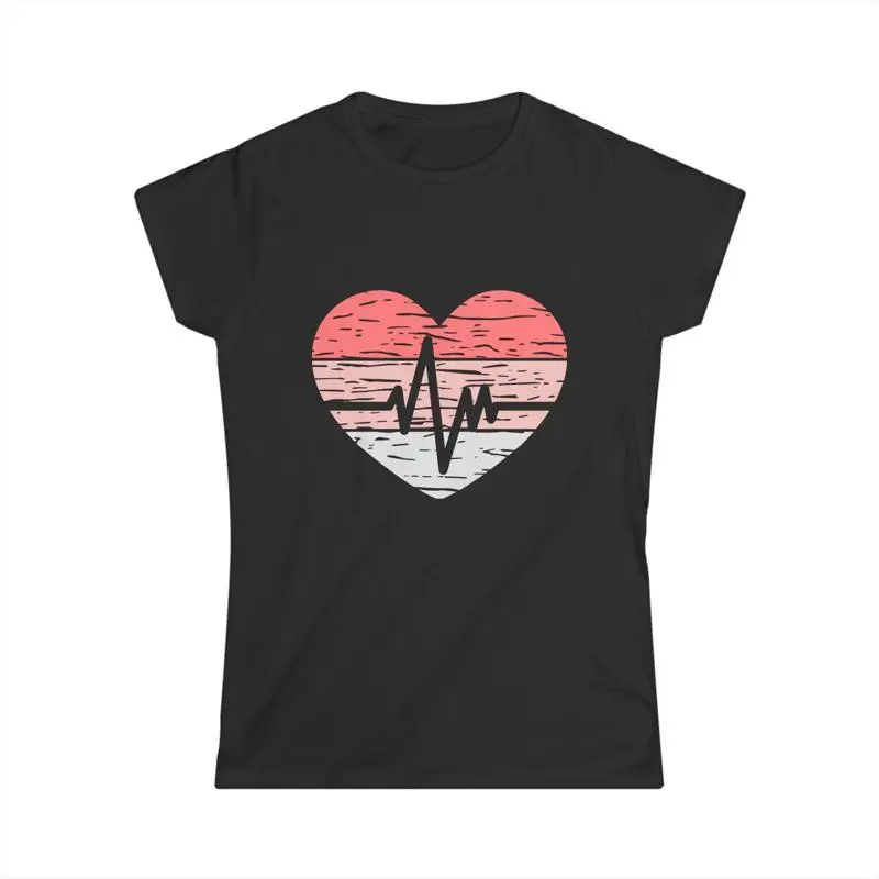 

Women'S Softstyle T Shirt Nurse Life Medical Rn Heart