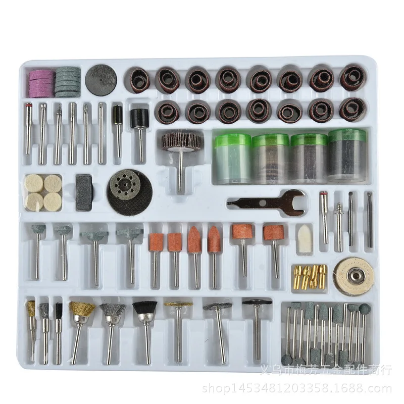 216PCS Electric Grinder Accessory Set Diamond Abrasive Bits Kit for Jade Glass Polishing Carving Grinding Work