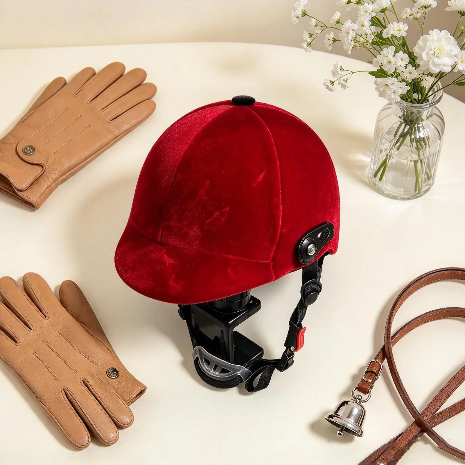 Riding Helmet Equestrian Women Breathable Adjustable Comfortable Safety Gear Unisex Protective Red Horse Helmet For Women Men