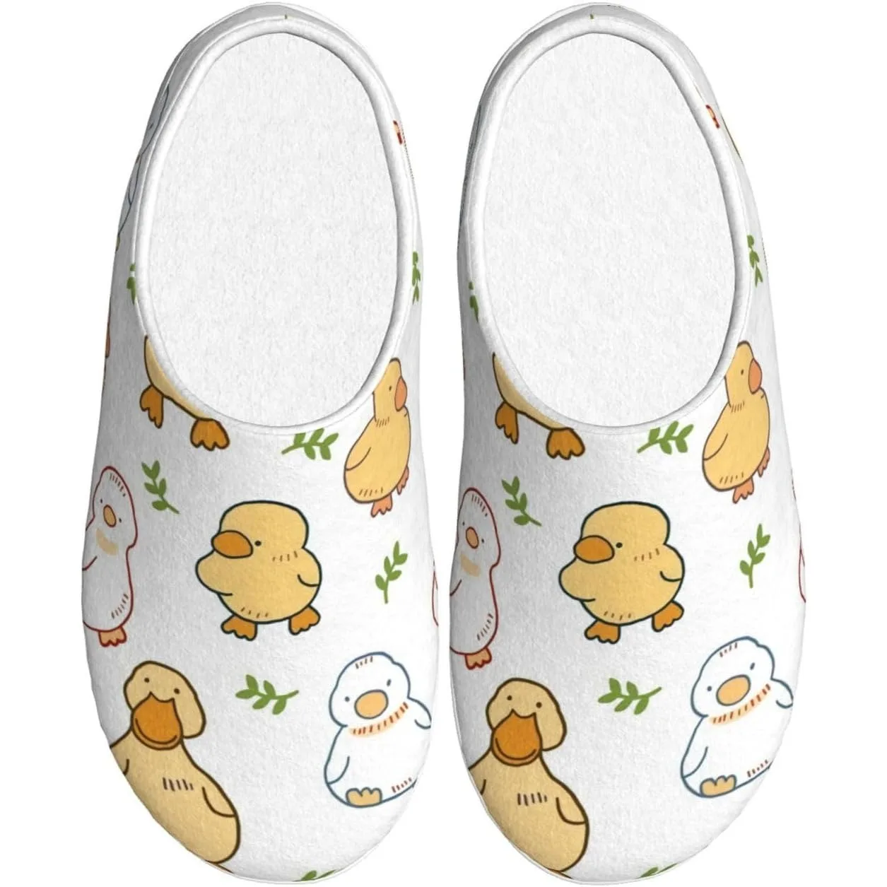 

Cowhide pattern Full Print Flannel Slippers，Soft Warm Upper, Anti-Slip TPR Sole, for Casual Use